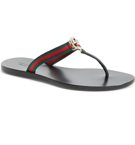 gucci thong sandals for cheap|Designer Flip Flops for Women .